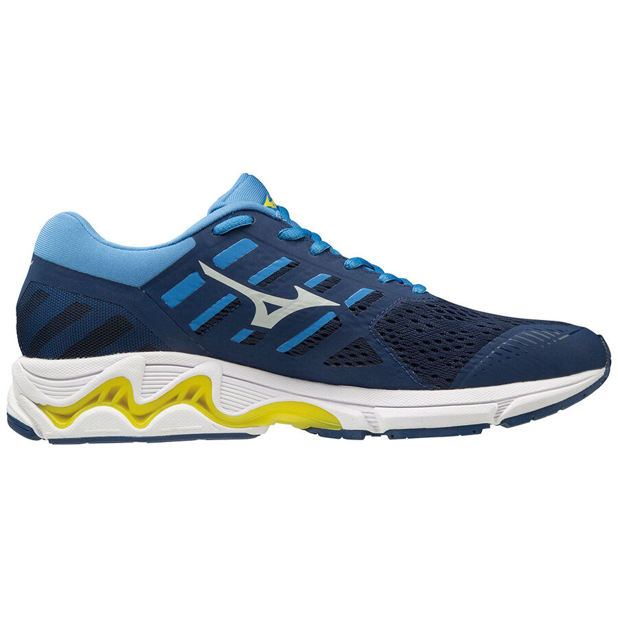Mizuno WAVE EQUATE 3 EstateBlue/GGray/BYellow